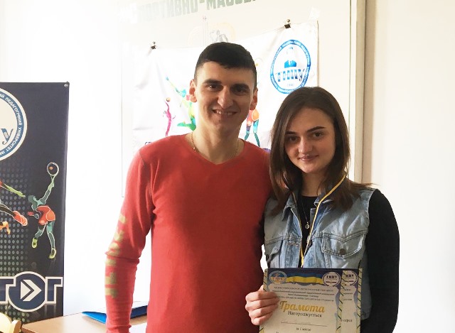 Переможець змагань - Глух Христина